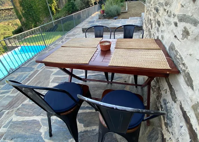 Casa Foz Do Corgo - Private Pool, Gardens And River Access Villa